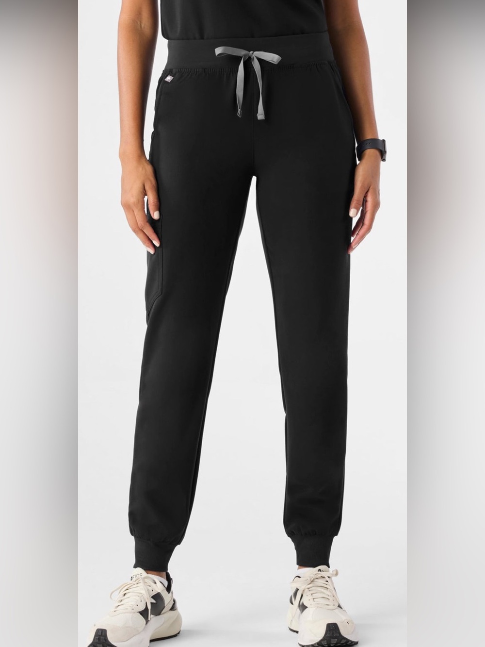 Figs Black Joggers